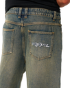 The Rip Curl Mens Archive Dirty Denim Walkie Shorts in Dirty Mid Blue