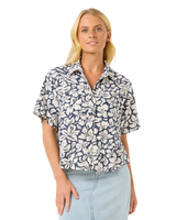The Rip Curl Womens Las Dalias Shirt in Navy