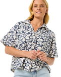 The Rip Curl Womens Las Dalias Shirt in Navy