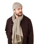 The Barts Mens Soho Scarf in Taupe