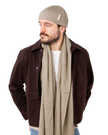 The Barts Mens Soho Scarf in Taupe