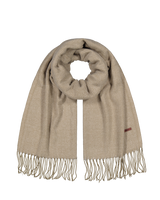 The Barts Mens Soho Scarf in Taupe