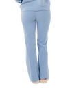Cosy Flare Trousers in Blue Marle