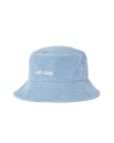 The Rip Curl Womens Icons Of Surf Bucket Hat in Washed Blue