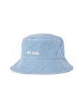 The Rip Curl Womens Icons Of Surf Bucket Hat in Washed Blue