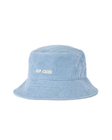 The Rip Curl Womens Icons Of Surf Bucket Hat in Washed Blue