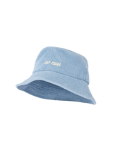 The Rip Curl Womens Icons Of Surf Bucket Hat in Washed Blue
