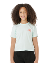 Girls Sunrise Crop T-Shirt in Mint