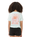 Girls Sunrise Crop T-Shirt in Mint