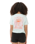 Girls Sunrise Crop T-Shirt in Mint