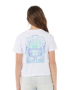 Girls Sunrise Crop T-Shirt in White