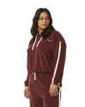 The Rip Curl Womens Revival Terry Hoodie in Plum