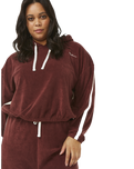 The Rip Curl Womens Revival Terry Hoodie in Plum