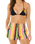 Neon Stripe Beach Shorts in Multi