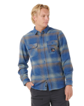 The Rip Curl Mens Search Flannel Shirt in Light Navy