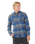 The Rip Curl Mens Search Flannel Shirt in Light Navy