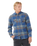 The Rip Curl Mens Search Flannel Shirt in Light Navy