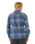 The Rip Curl Mens Search Flannel Shirt in Light Navy