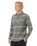 The Rip Curl Mens Line Up Flannel Shirt in Dark Cactus