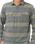 The Rip Curl Mens Line Up Flannel Shirt in Dark Cactus