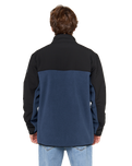 The Rip Curl Mens Anti Series Search Zip Fleece Jacket in Light Navy