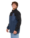 The Rip Curl Mens Anti Series Search Zip Fleece Jacket in Light Navy