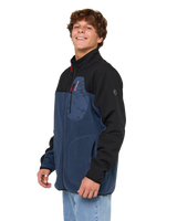 The Rip Curl Mens Anti Series Search Zip Fleece Jacket in Light Navy