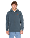 The Rip Curl Mens Icons Lined Zip Hoodie in Pine Night