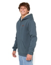 The Rip Curl Mens Icons Lined Zip Hoodie in Pine Night