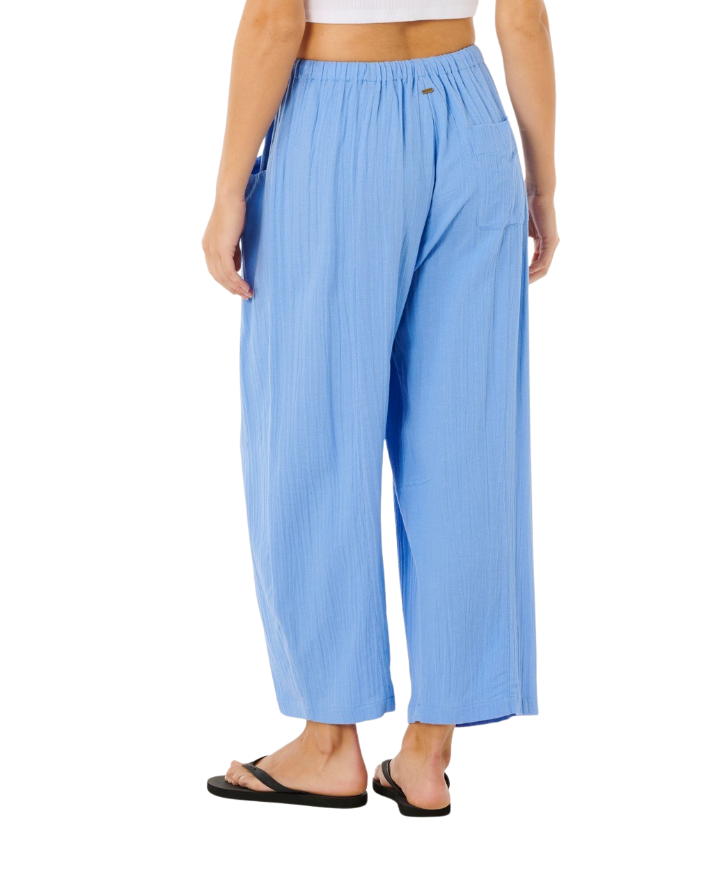 Premium Holiday Barrel Trousers in Cornflower Blue