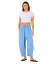 Premium Holiday Barrel Trousers in Cornflower Blue