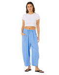 Premium Holiday Barrel Trousers in Cornflower Blue