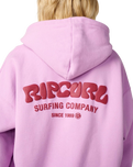 Surf Puff Heritage Hoodie in Bright Lilac