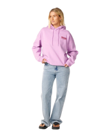 Surf Puff Heritage Hoodie in Bright Lilac