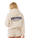 The Rip Curl Womens Surf Puff Heritage Hoodie in Natural