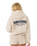 The Rip Curl Womens Surf Puff Heritage Hoodie in Natural