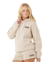 The Rip Curl Womens Surf Puff Heritage Hoodie in Natural