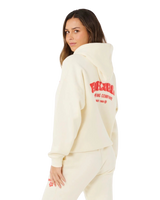 The Rip Curl Womens Surf Puff Heritage Hoodie in Cayenne