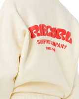 The Rip Curl Womens Surf Puff Heritage Hoodie in Cayenne