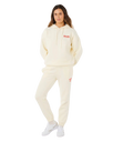 The Rip Curl Womens Surf Puff Heritage Hoodie in Cayenne