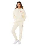 The Rip Curl Womens Surf Puff Heritage Hoodie in Cayenne