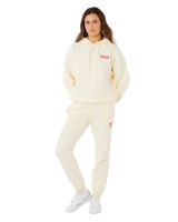 The Rip Curl Womens Surf Puff Heritage Hoodie in Cayenne