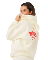 The Rip Curl Womens Surf Puff Heritage Hoodie in Cayenne