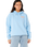 Surf Puff Heritage Hoodie in Mid Blue