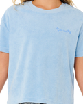 The Rip Curl Girls Girls Sunshine Squad Terry T-Shirt in Light Blue
