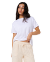 The Rip Curl Womens Cala Nights Textured Trousers in Natural