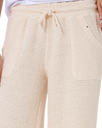 The Rip Curl Womens Cala Nights Textured Trousers in Natural