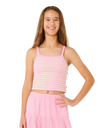 The Rip Curl Girls Girls Sunshine Squad Vest in Natural