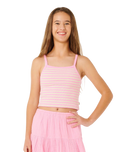 The Rip Curl Girls Girls Sunshine Squad Vest in Natural