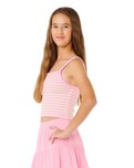 The Rip Curl Girls Girls Sunshine Squad Vest in Natural